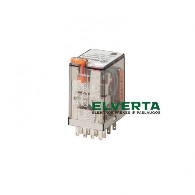 Elektromagnetinė relė 230V AC, 4CO, 7A, FINDER 55.34.8.230.0040