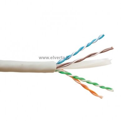 Internetinis kabelis, vidaus, ekranuotas, Cat 5E F/UTP, Excel