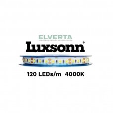 LED juosta 12W/m, 24V/DC, balta neutrali 4000K, 120LED/m