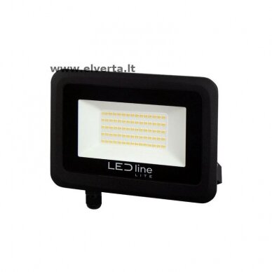 LED lauko šviestuvas 50W, 4000K, 5000lm, IP65, juodas, PHOTON, LED LINE