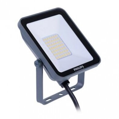 LED prožektorius, juodas, 50W, 6000lm, 3000/4000/6000K, Ledinaire Floodlight, Philips