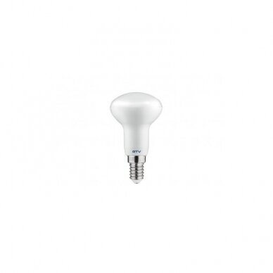 LED reflektorinė lemputė (šiltos-baltos šviesos), E14, 6W, 3000K, 520 liumenų, GTV