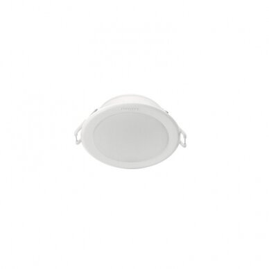 Šviestuvas LED 5.5W, IP20, įleidžiamas, apvalus, baltas, matinis, 500lm, 3000K, Meson, Philips